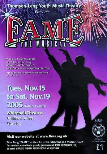 Fame-the-Musical-Programme-Poster